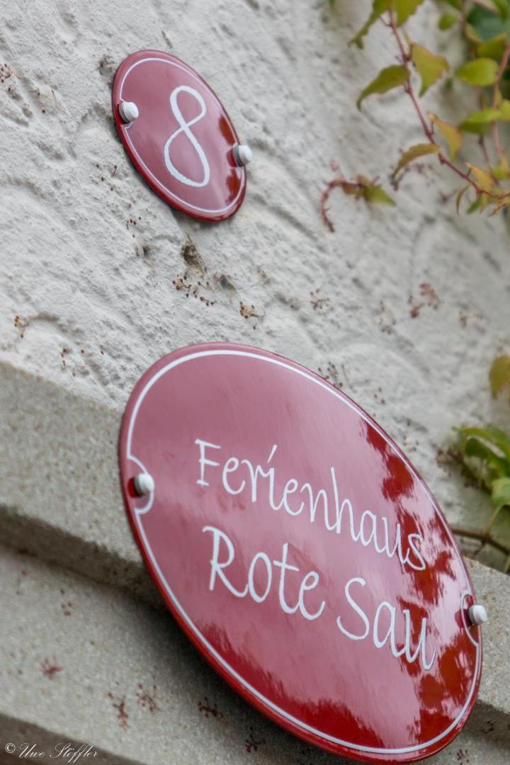 Ferienhaus Rote Sau Herrentierbach エクステリア 写真
