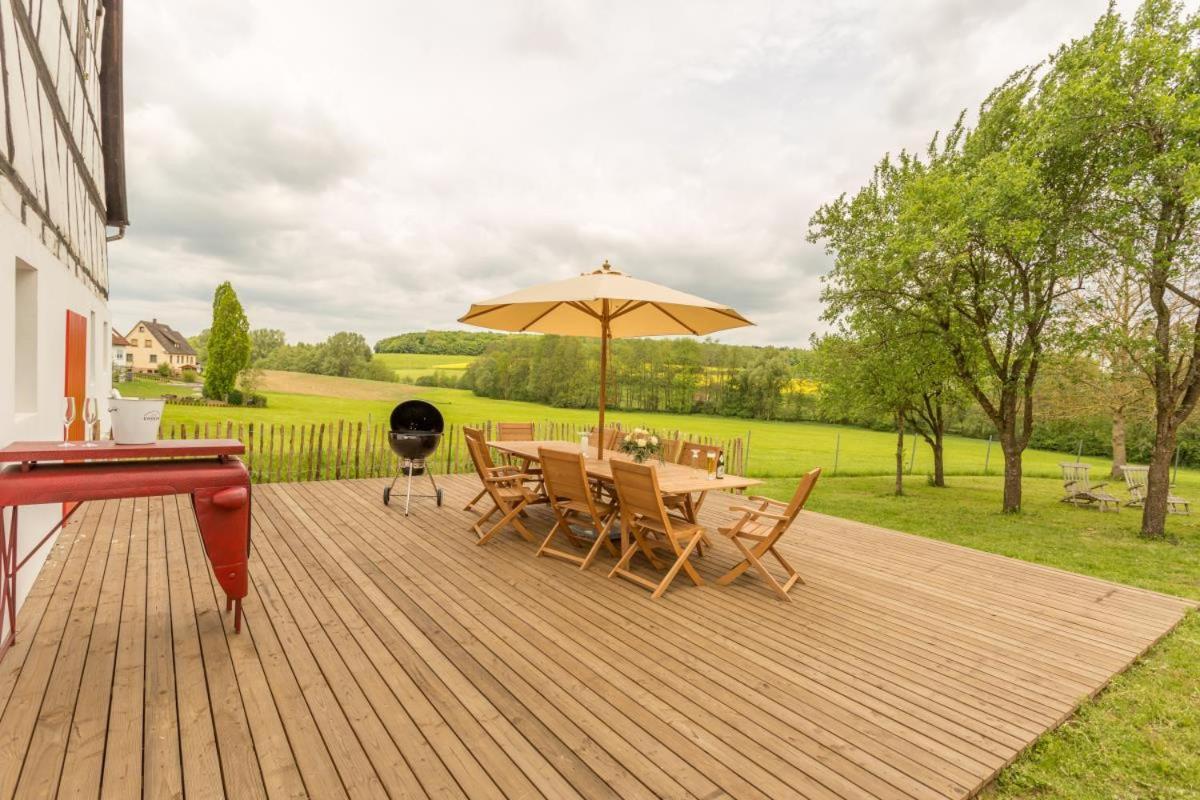 Ferienhaus Rote Sau Herrentierbach エクステリア 写真